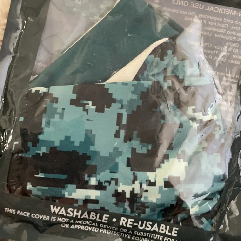 New three packs of face masks